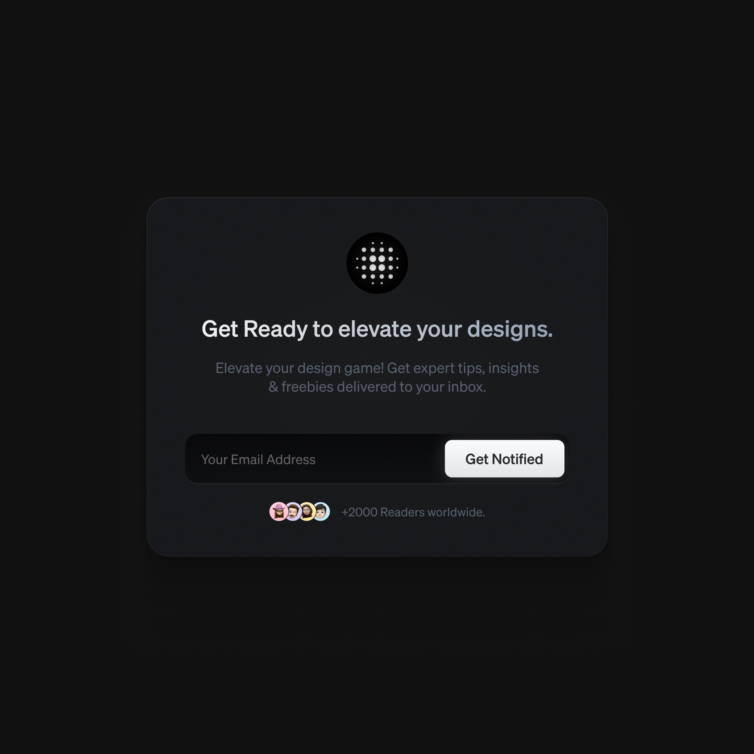 Subscribe to Design Newsletter