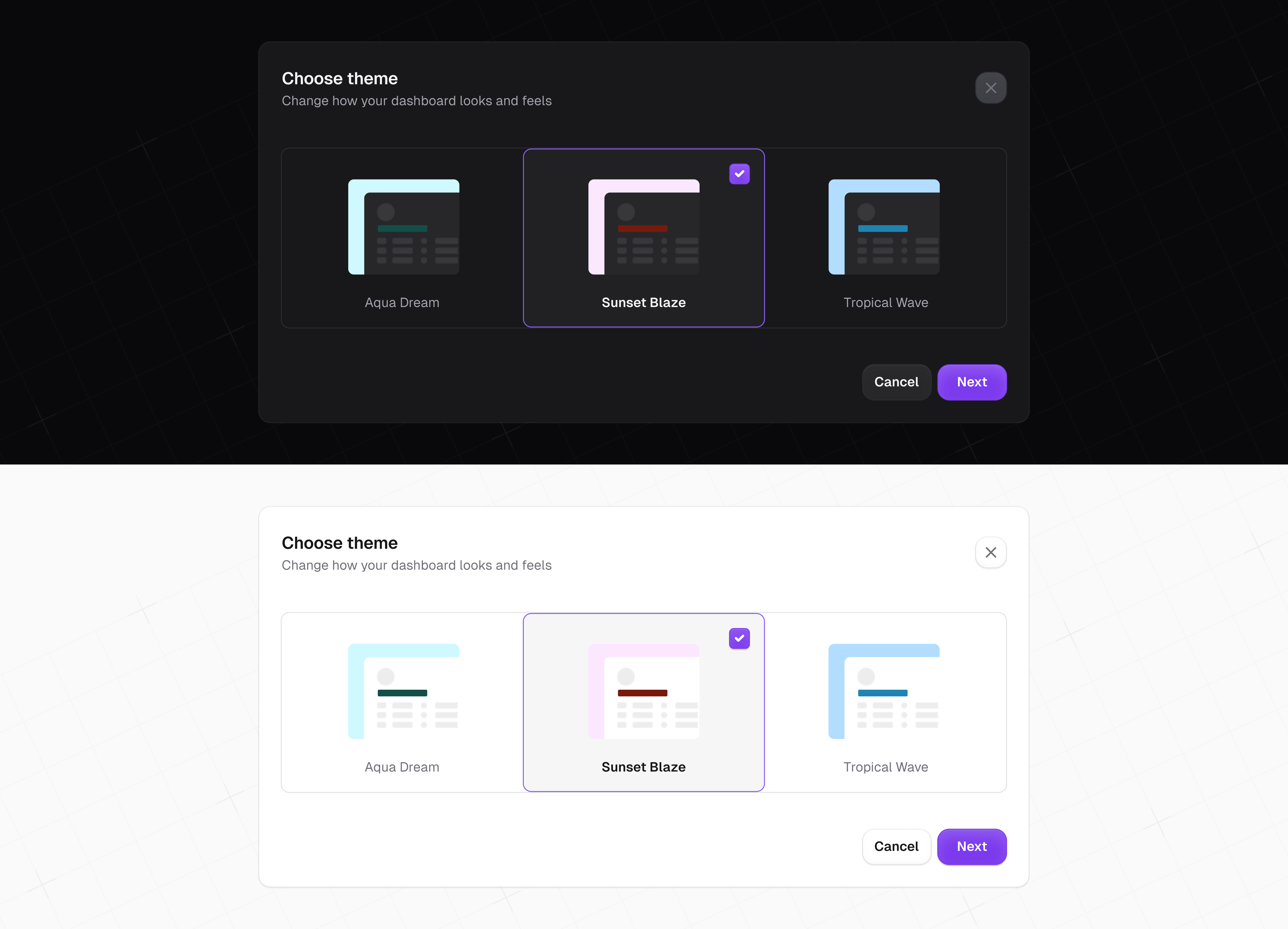 Settings-page > Appearance