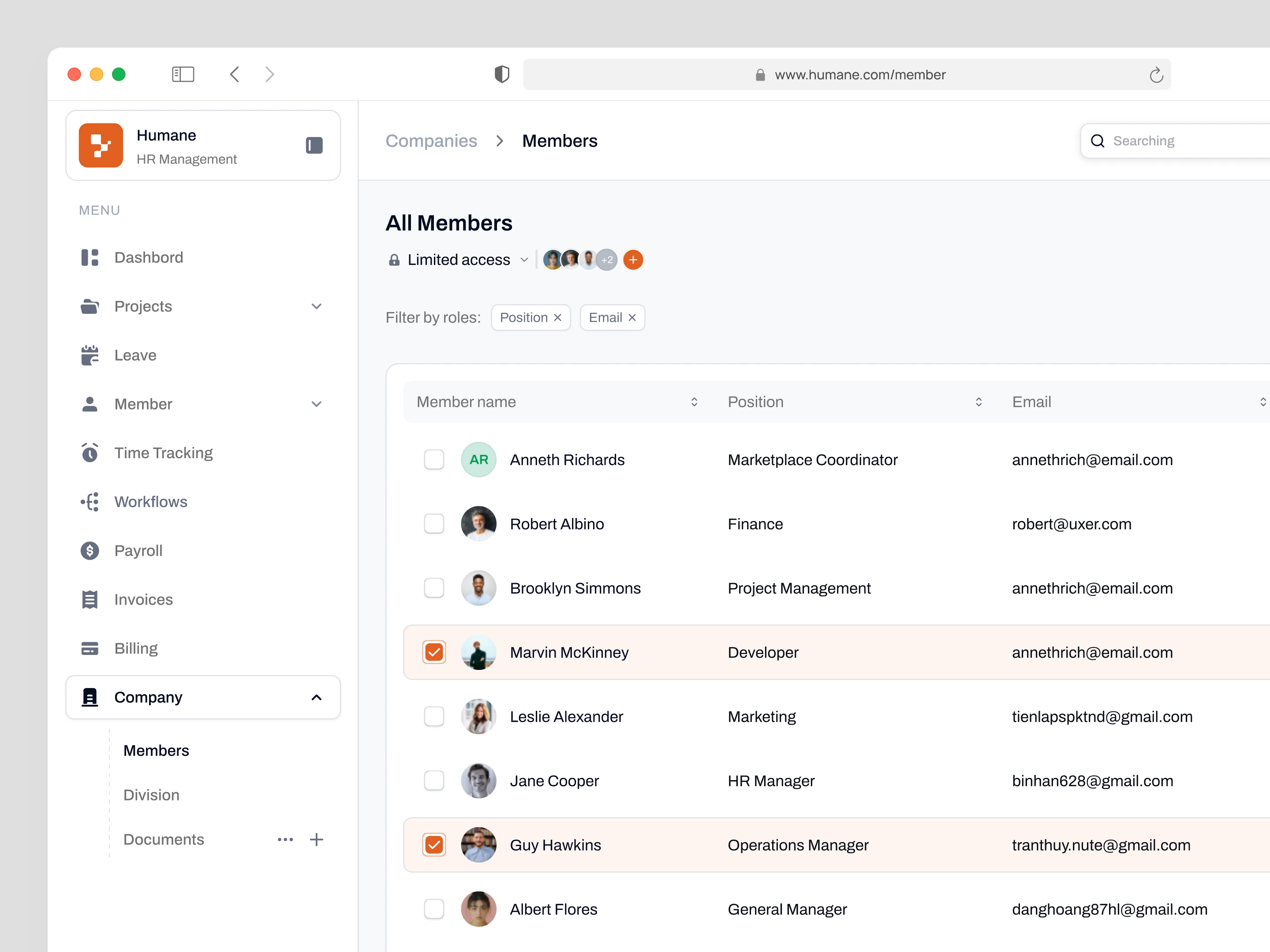 Humane - Project Management by Uxerflow | Layers