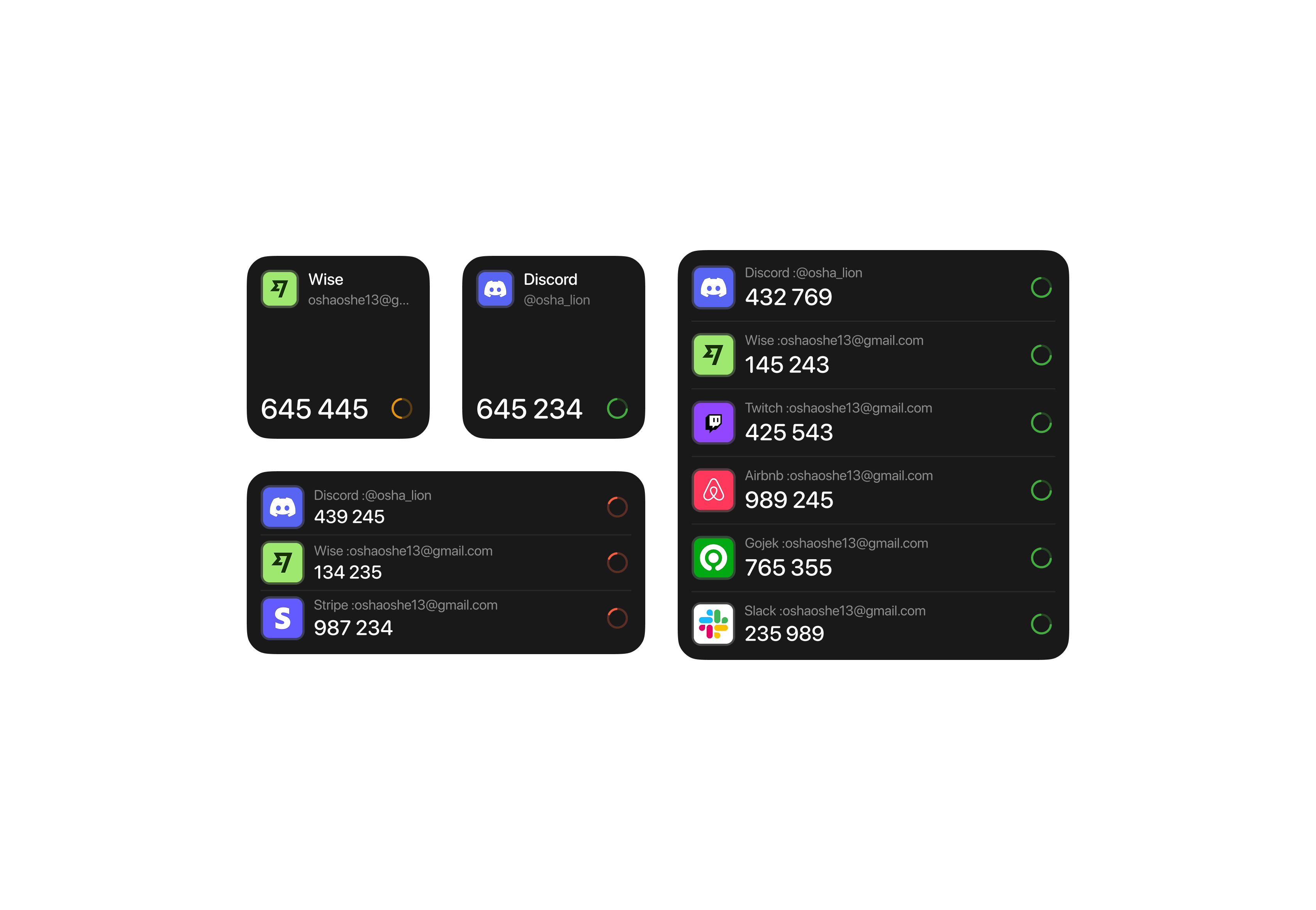 2FA IOS Widget