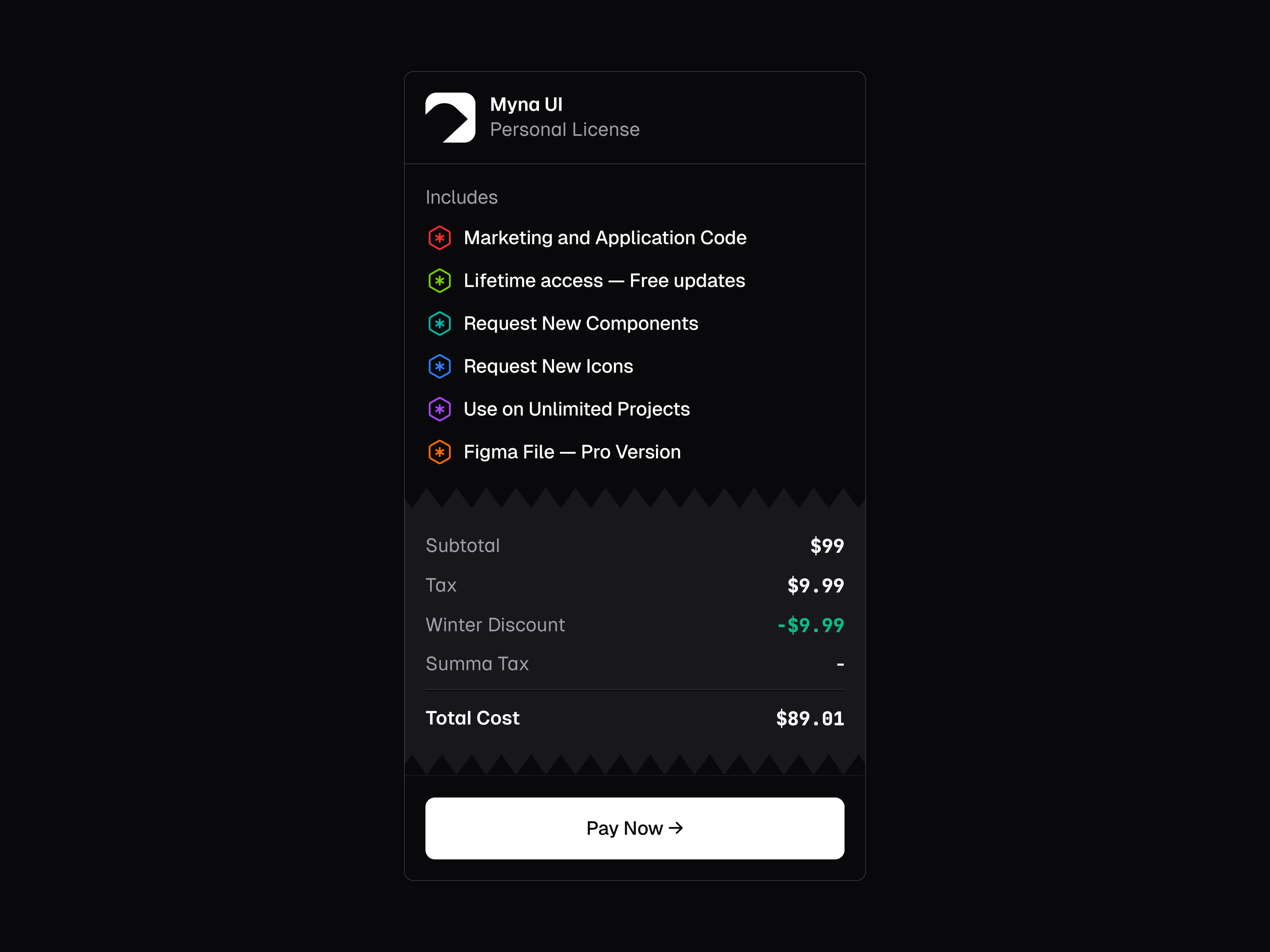 Checkout License 🧾