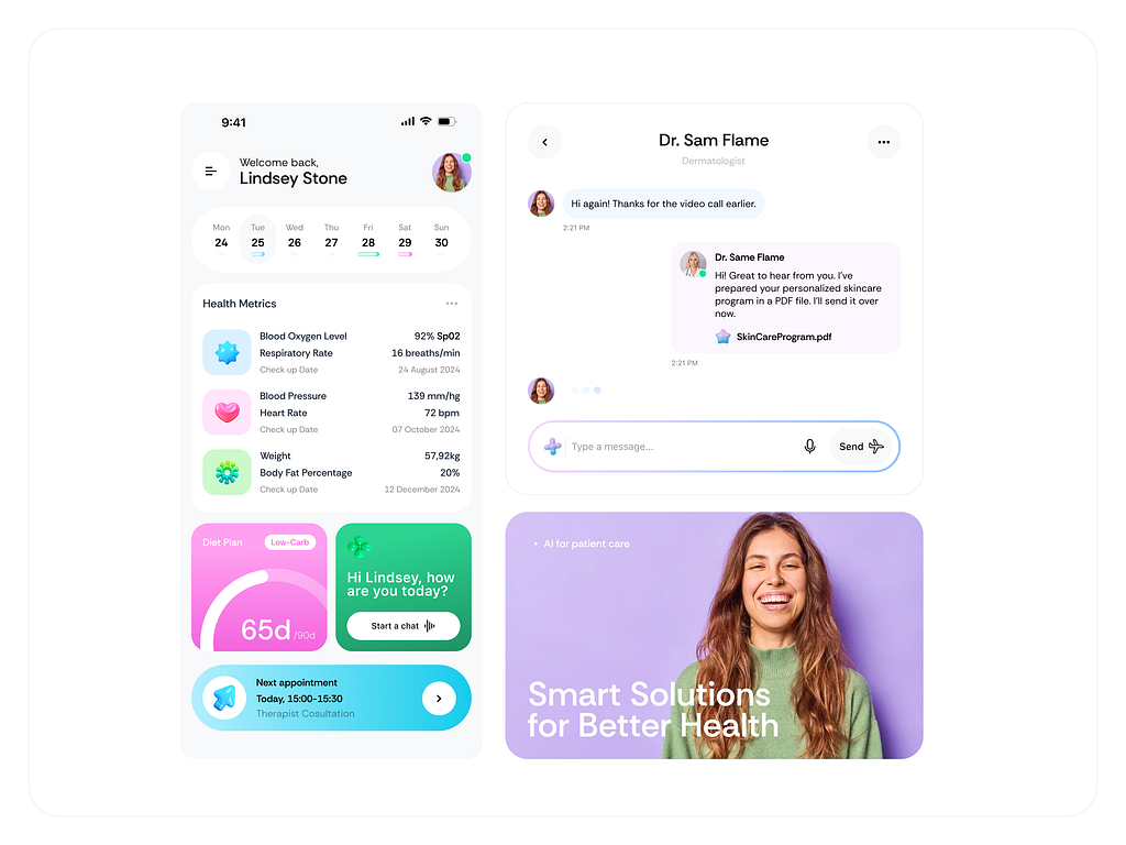 Empowering Healthcare Through AI Mobile App (iOS & Android)