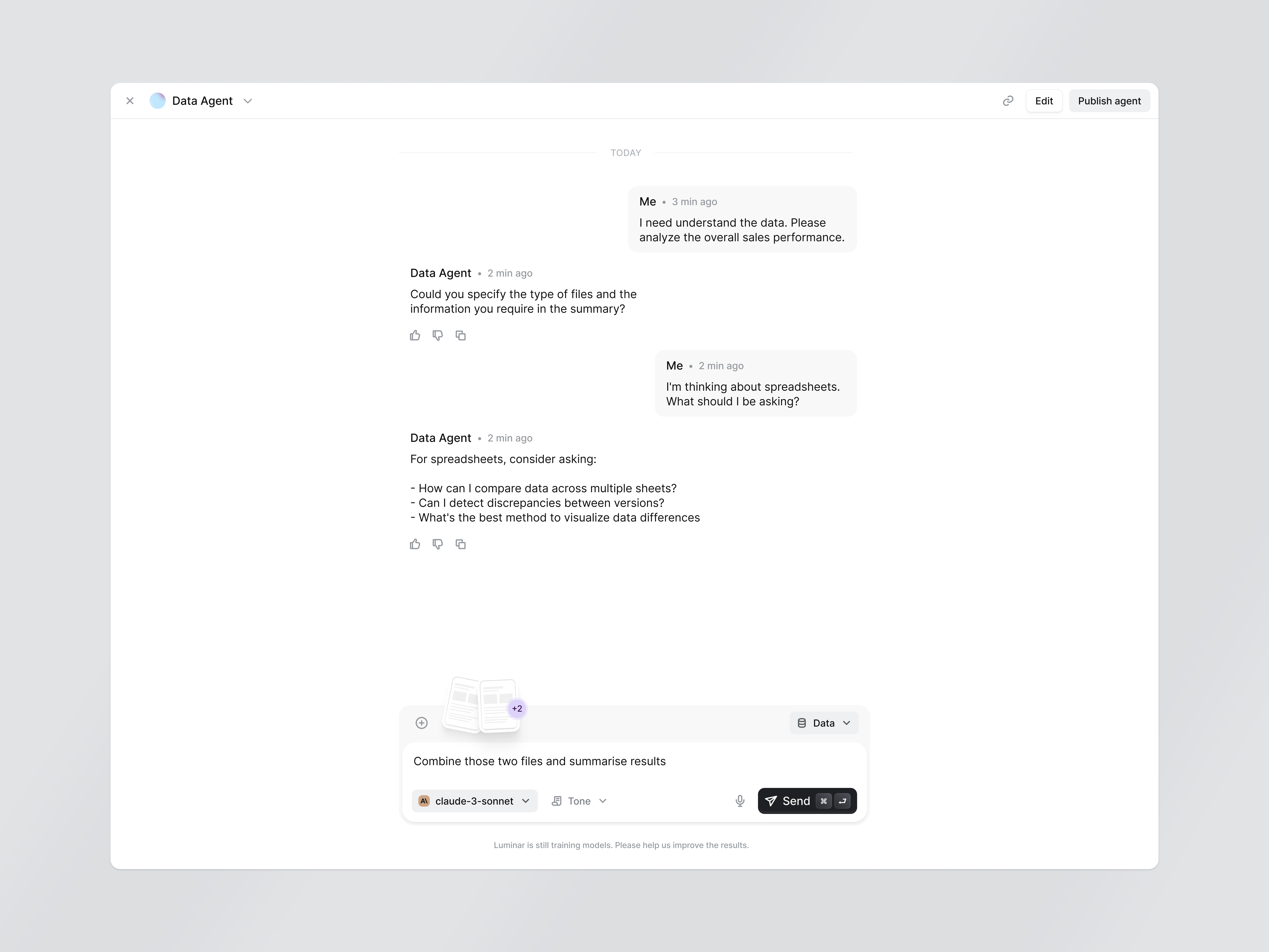 AI Agent: Chat Interface