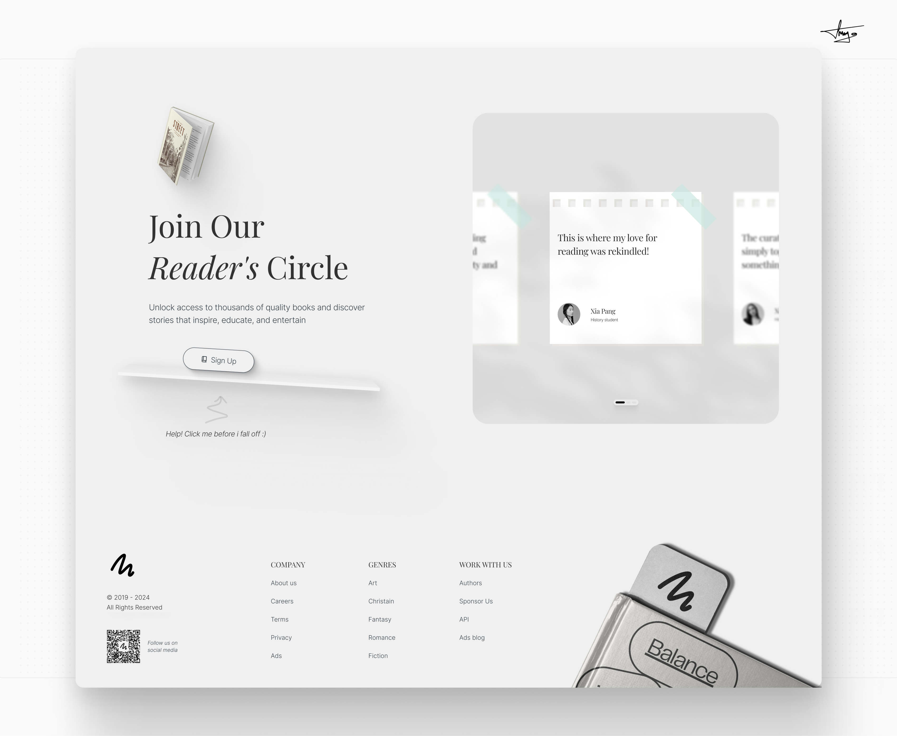 CTA + Footer
