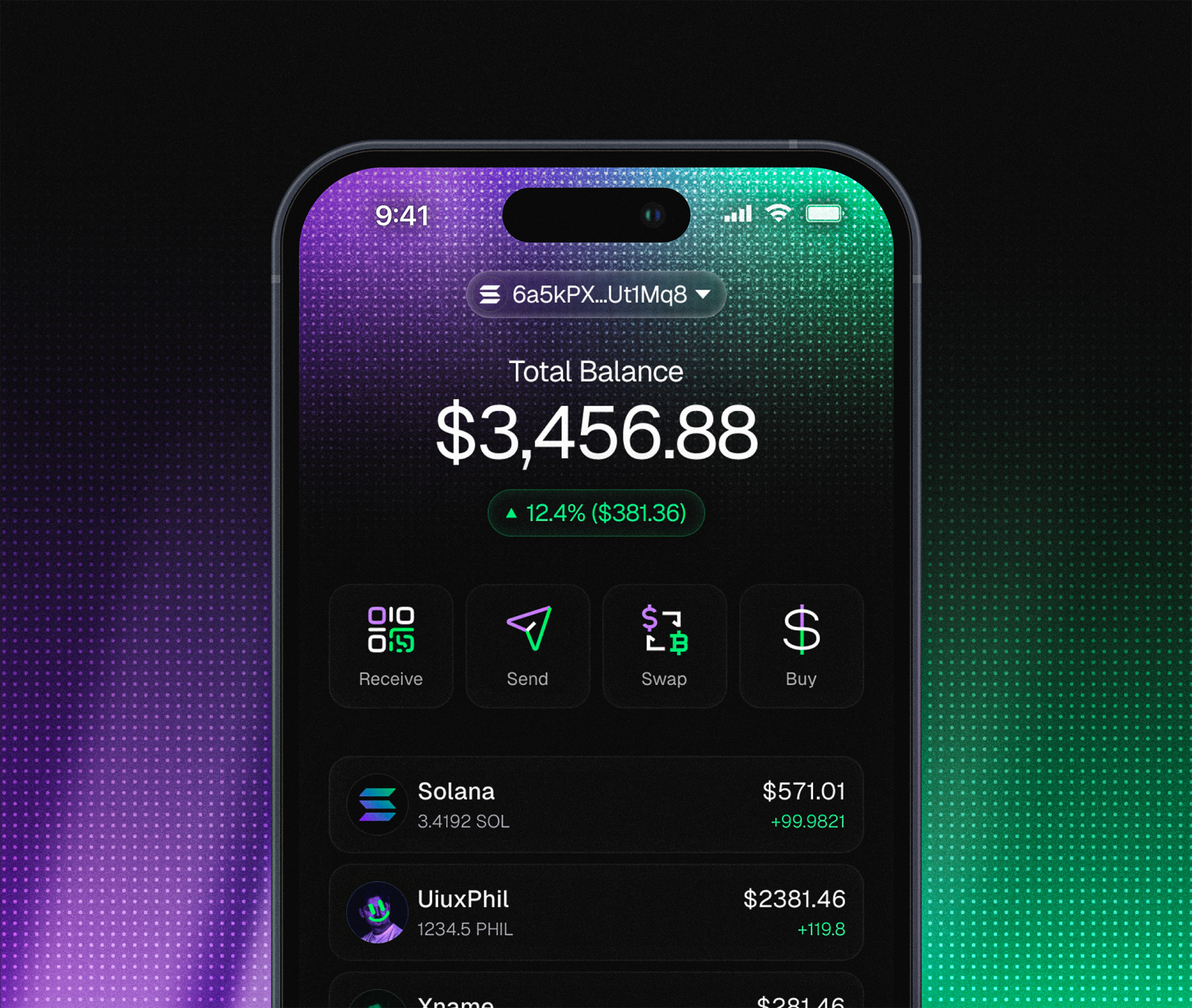 Solana Crypto Wallet | Search by Muzli | Search by Muzli