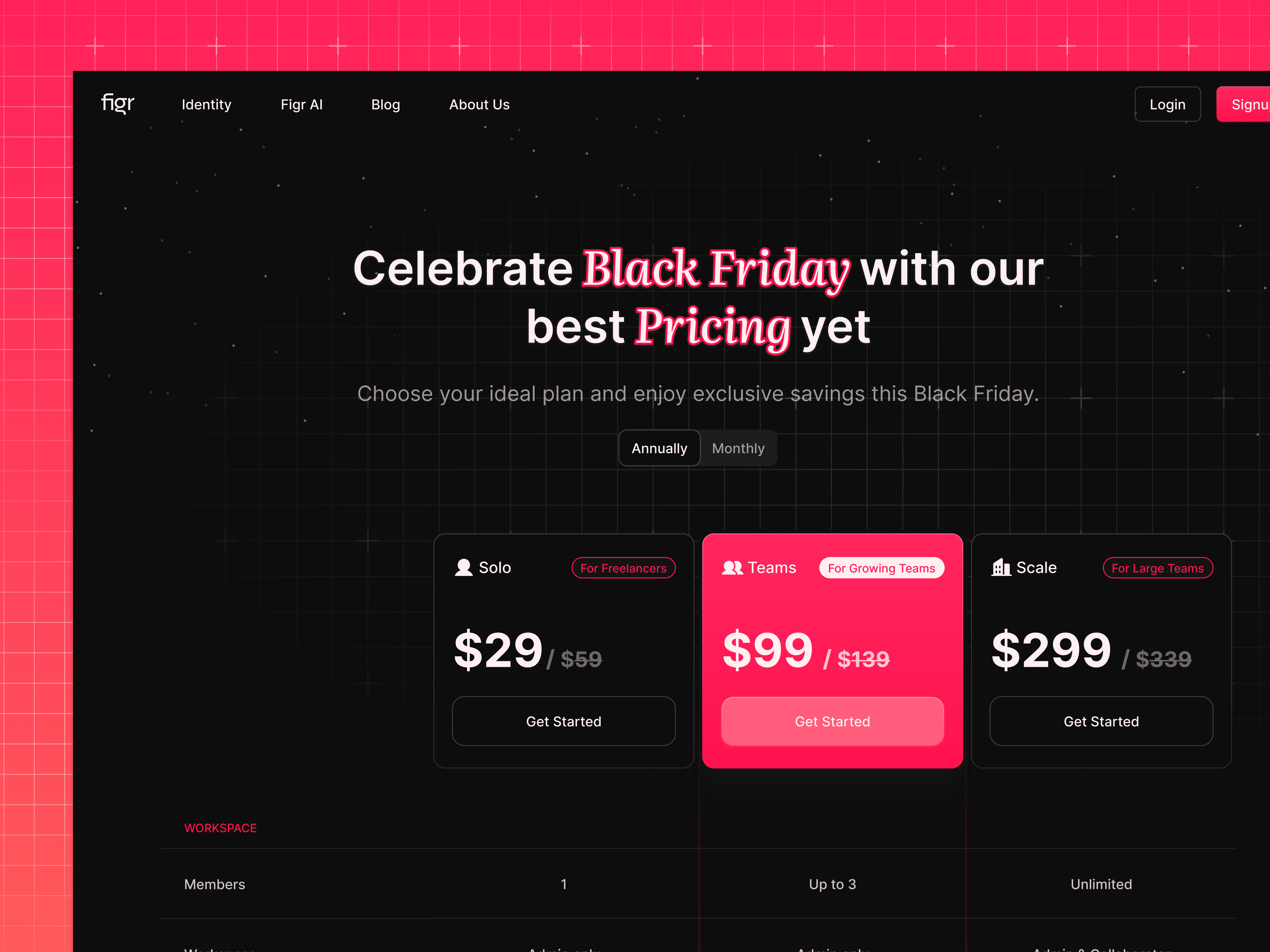 Pricing Page-Black Friday Deals