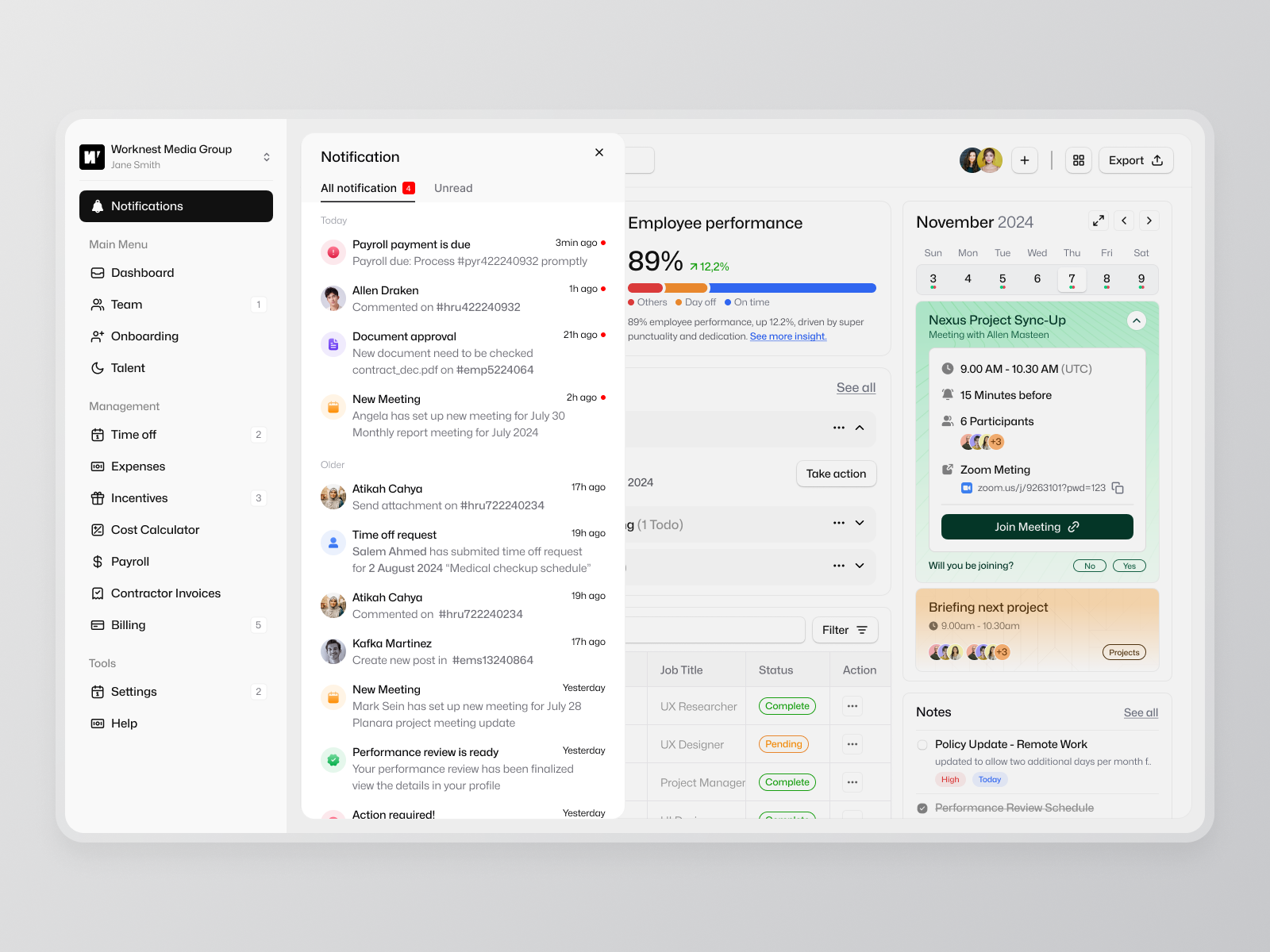 Notification Modal by Cansaas Design Agency | Layers
