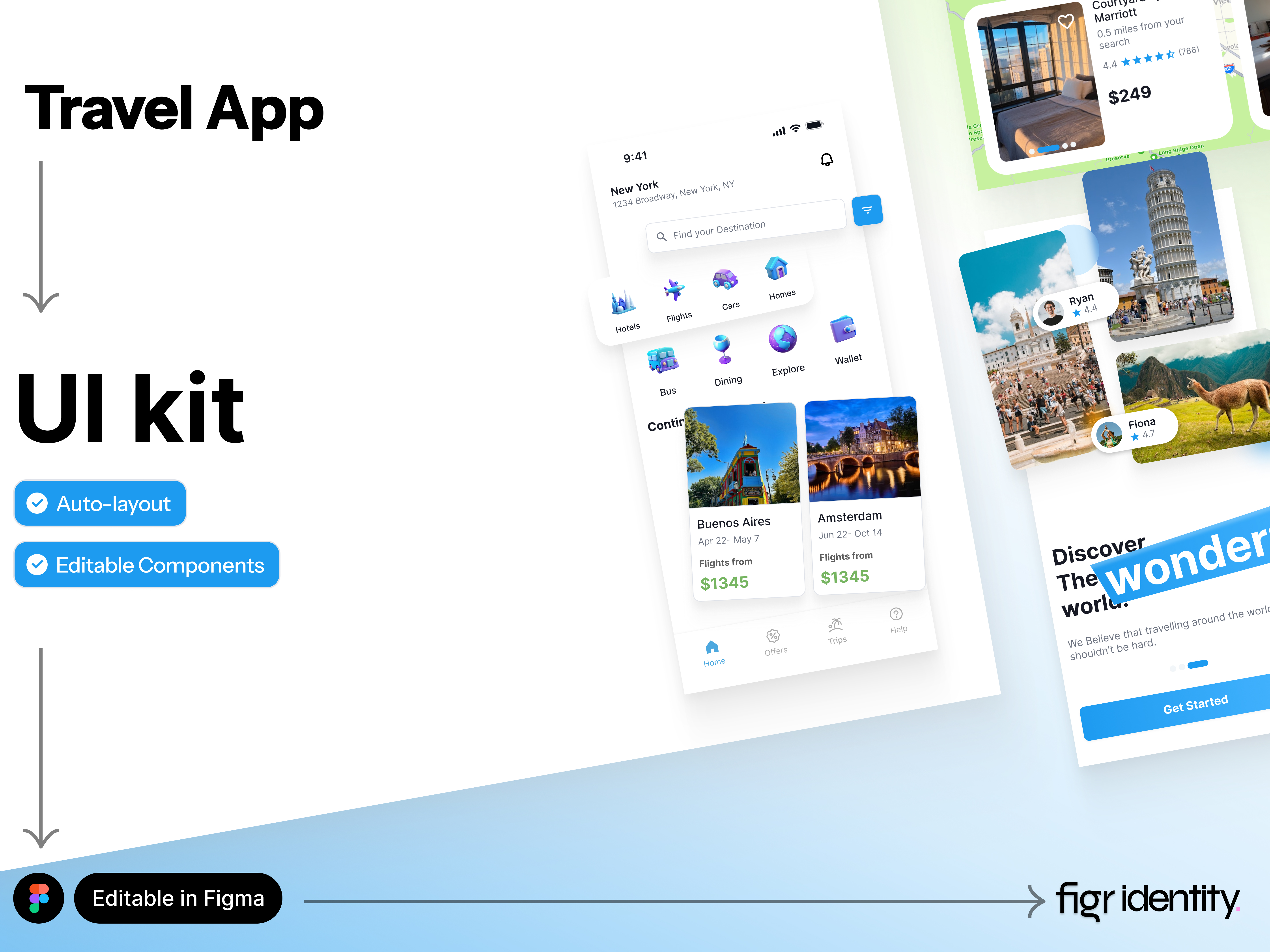 Travel App UI Kit