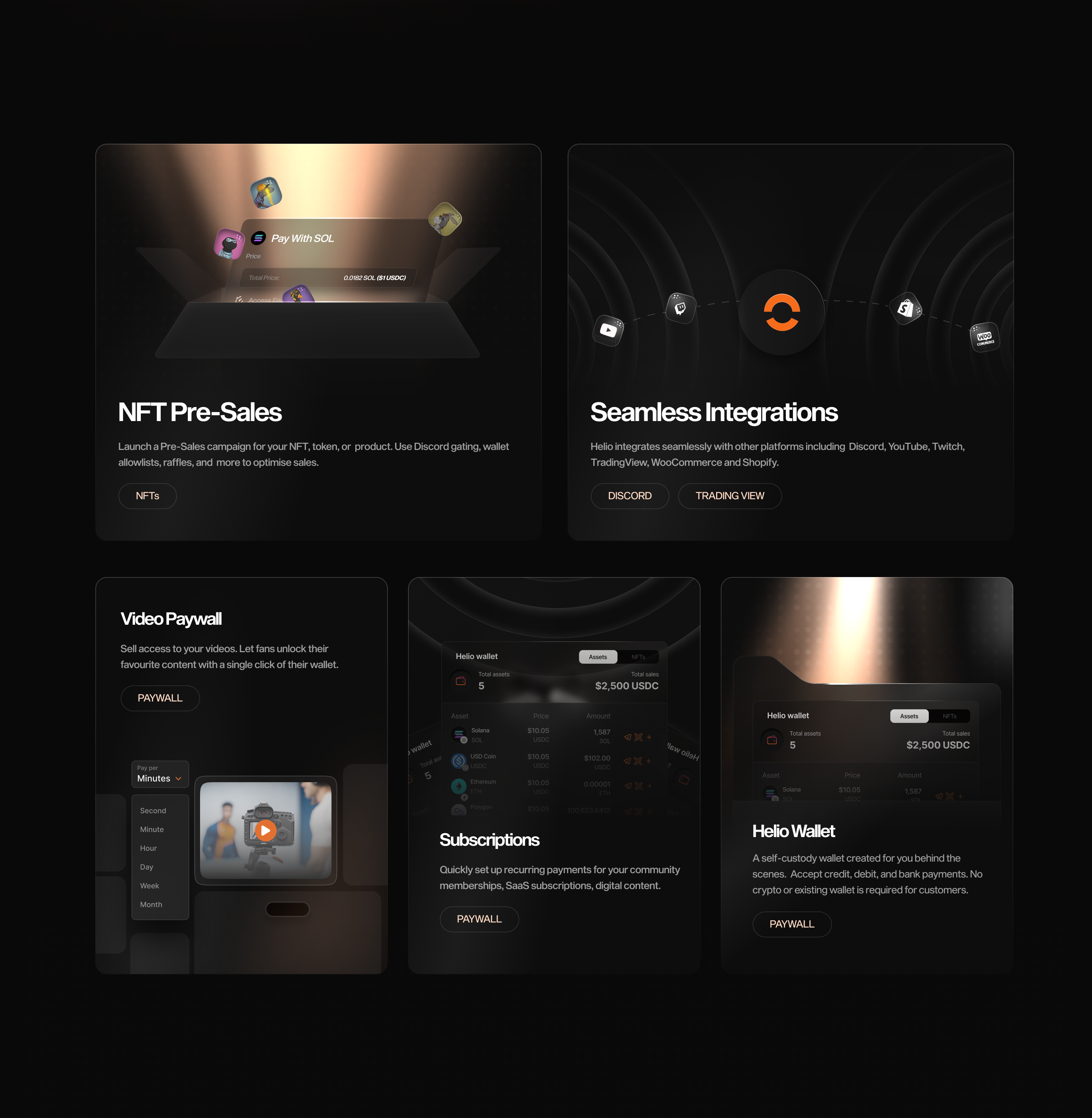 Web3 Bento grid