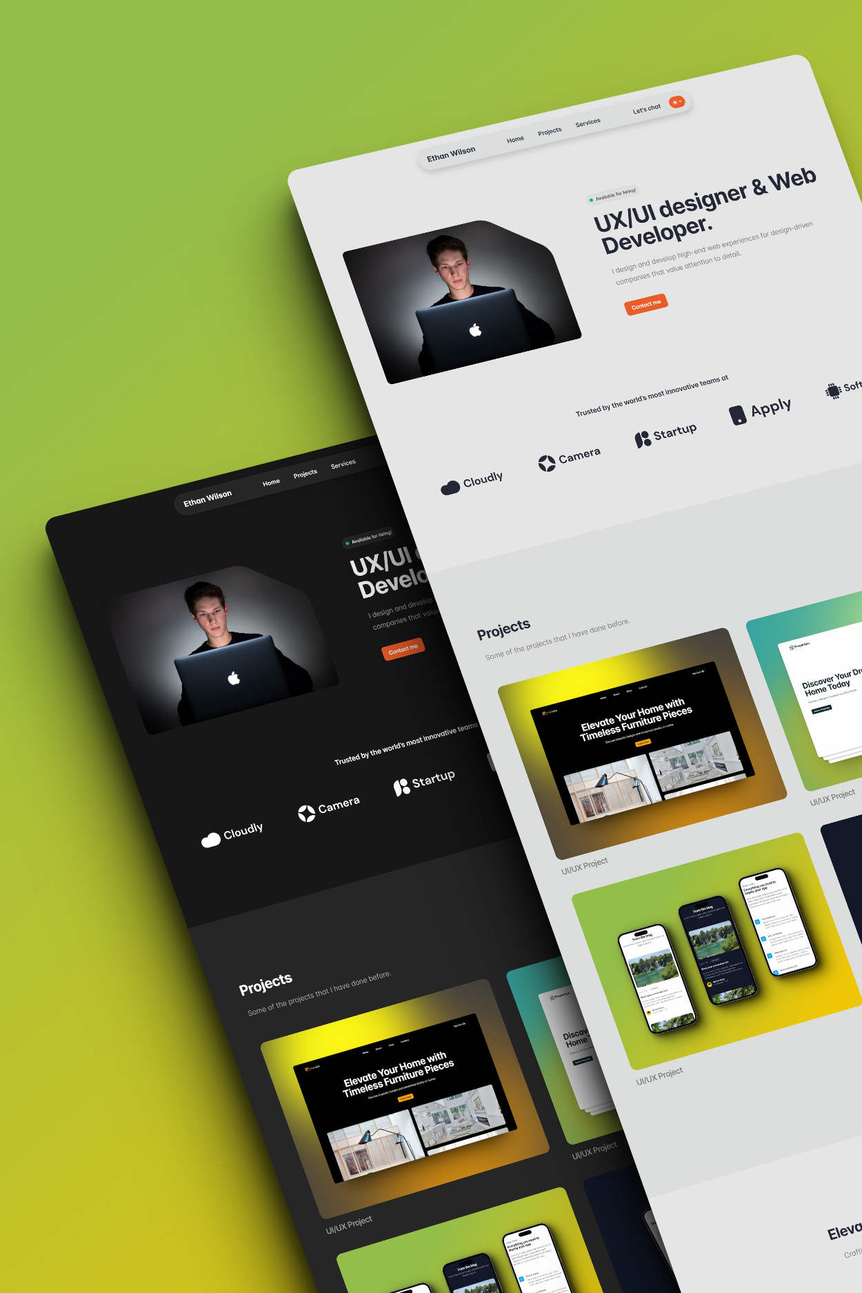 Creative UX/UI Designer & Web Developer HTML Portfolio Template by ...