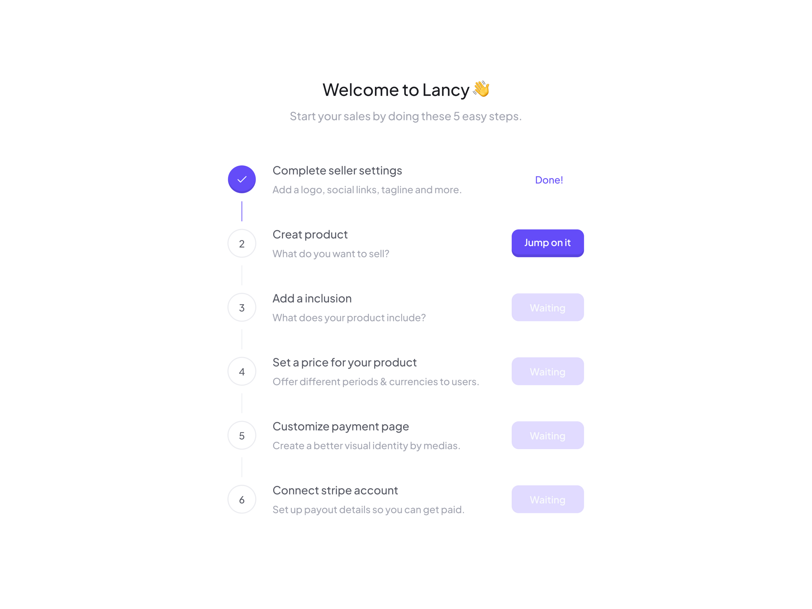 Onboarding - Checklist