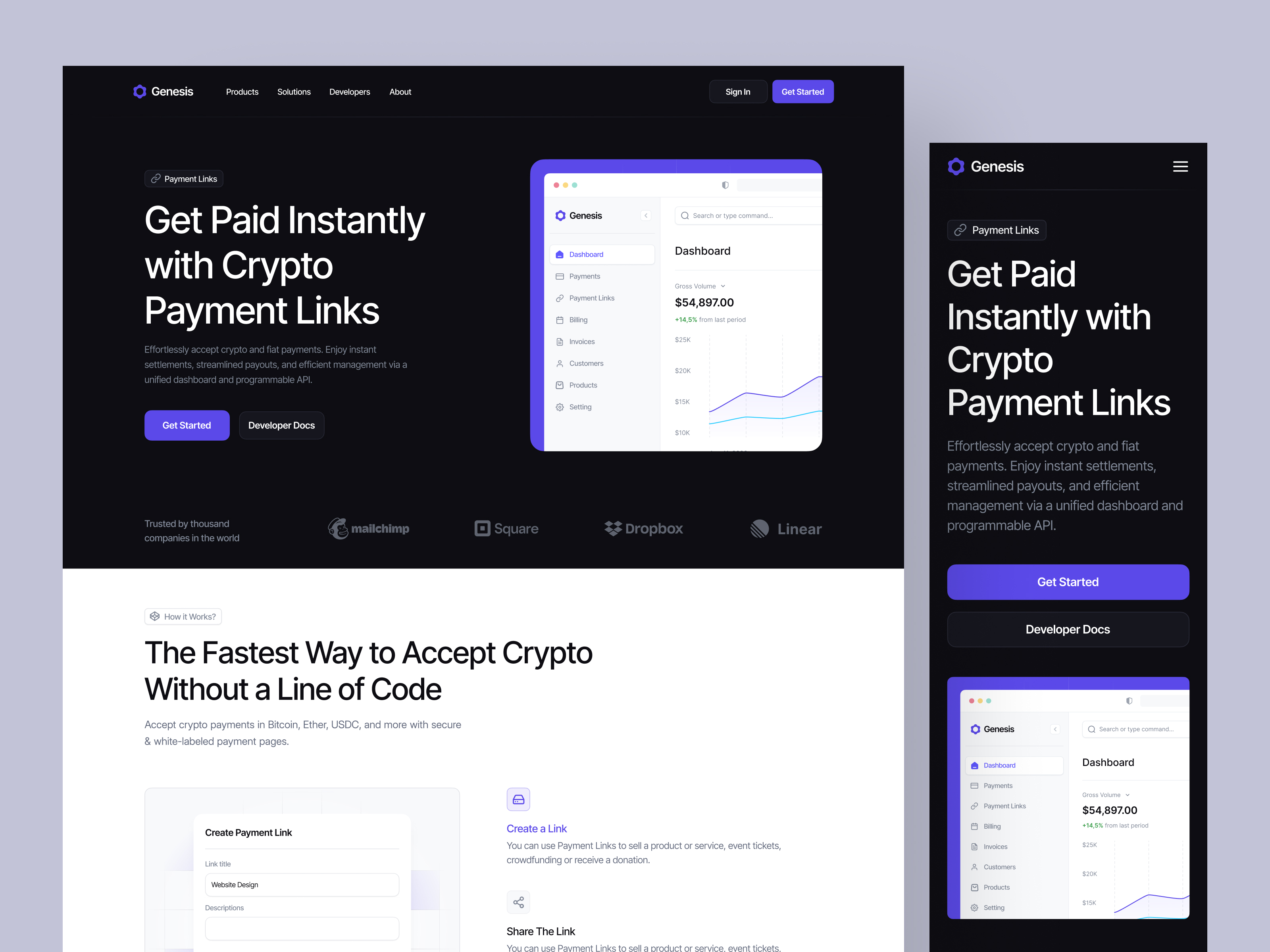 Genesis - Web3 & SaaS Website by Uxerflow | Layers