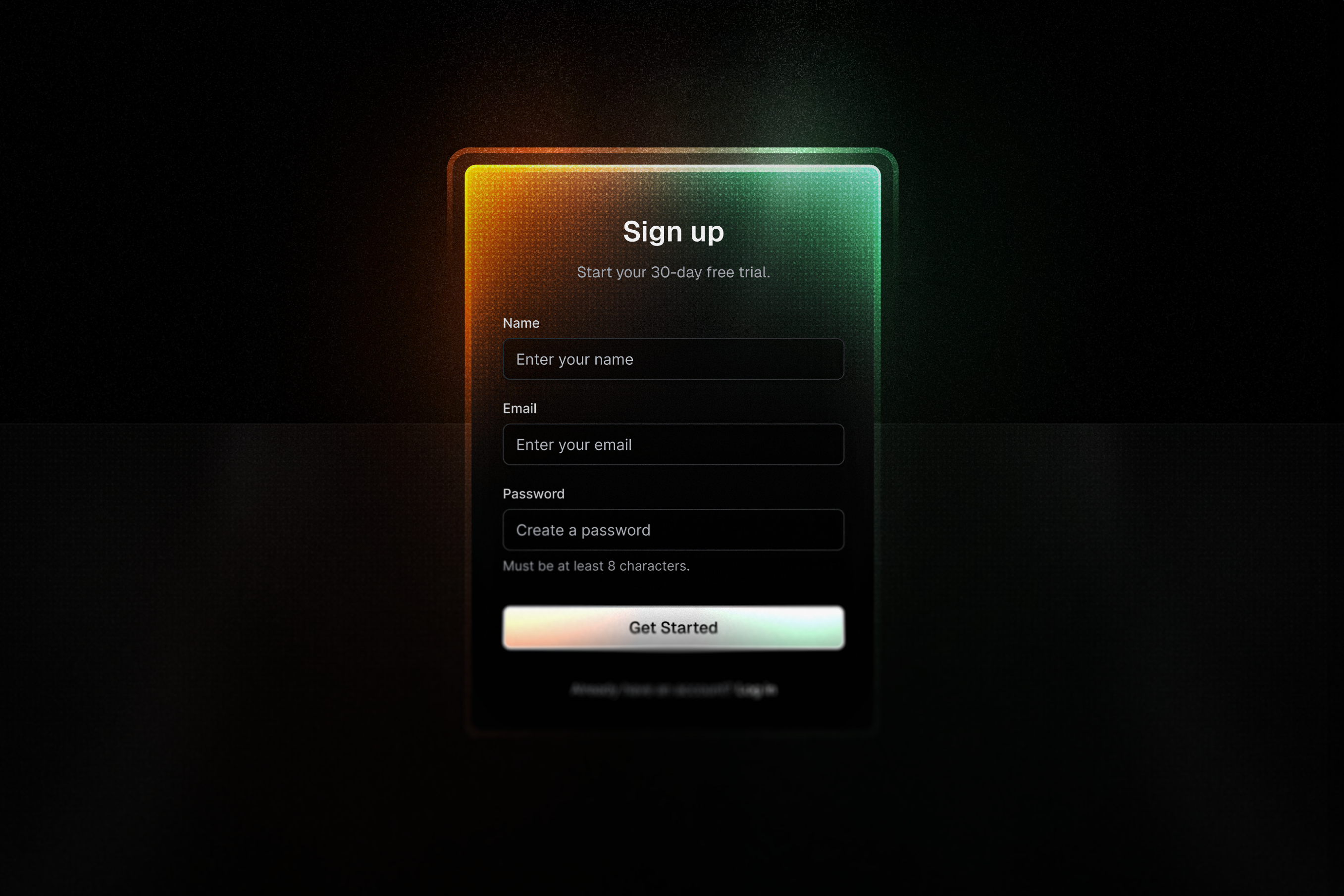 Sign up
