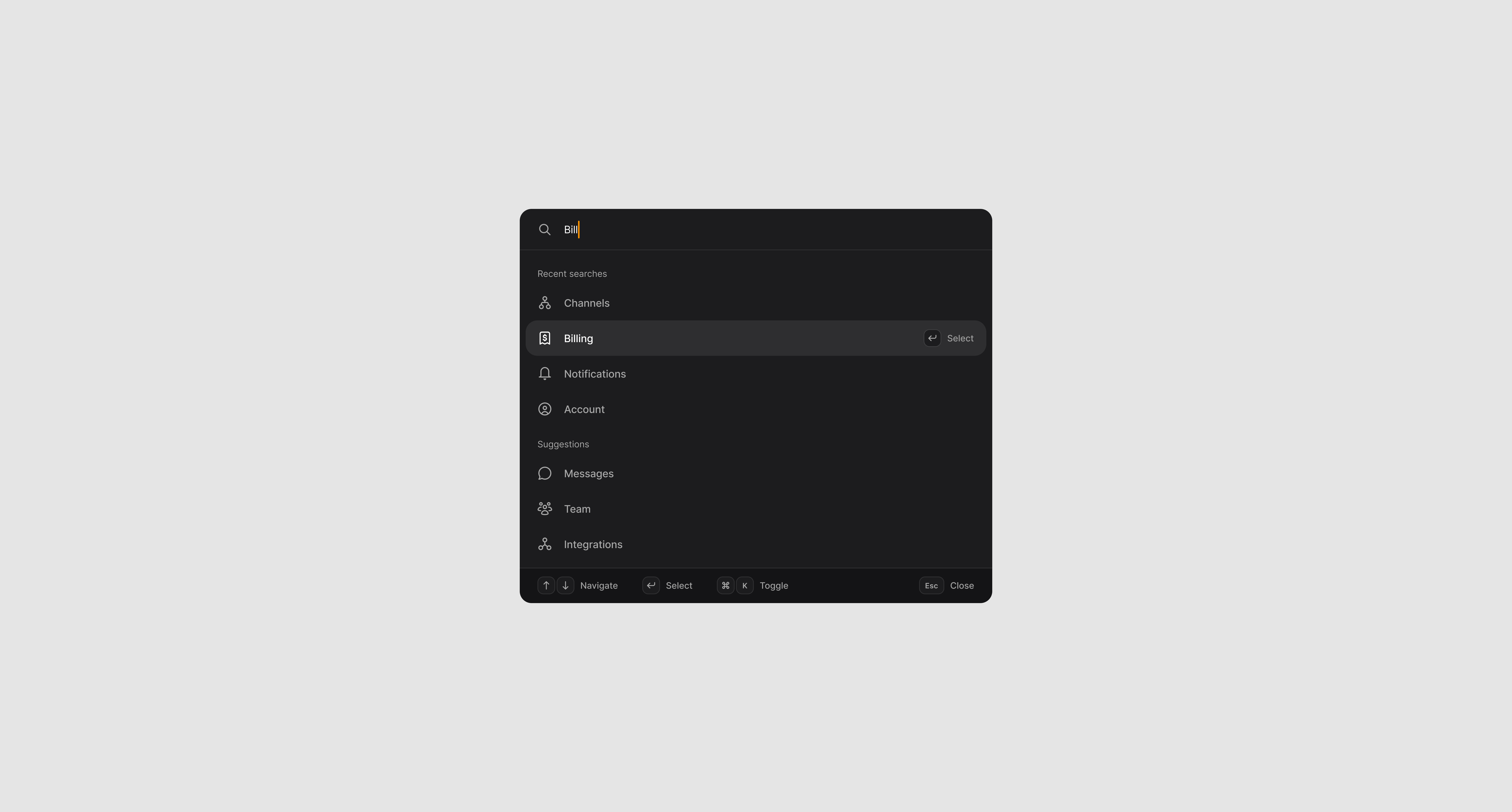 Search bar