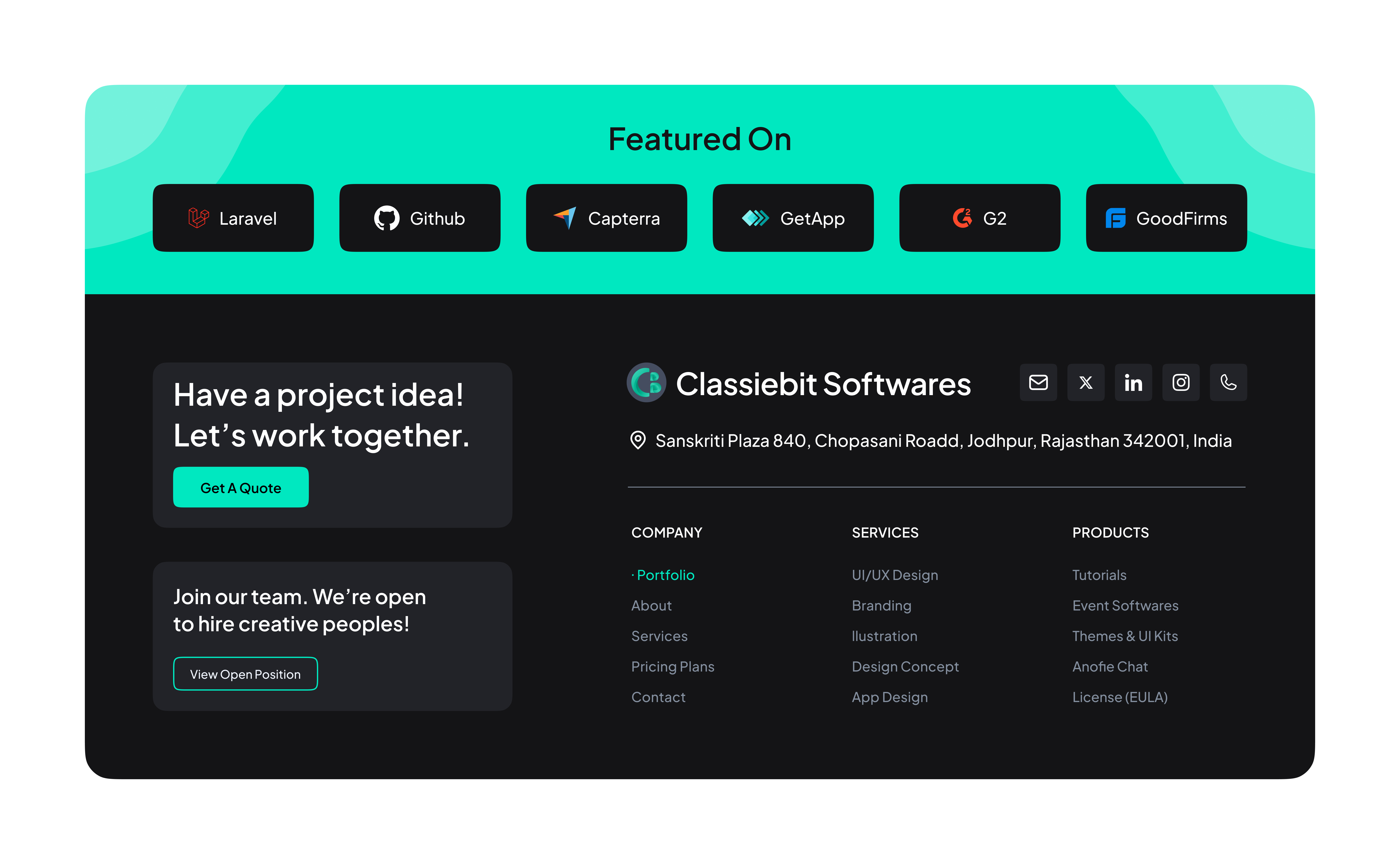Footer Design