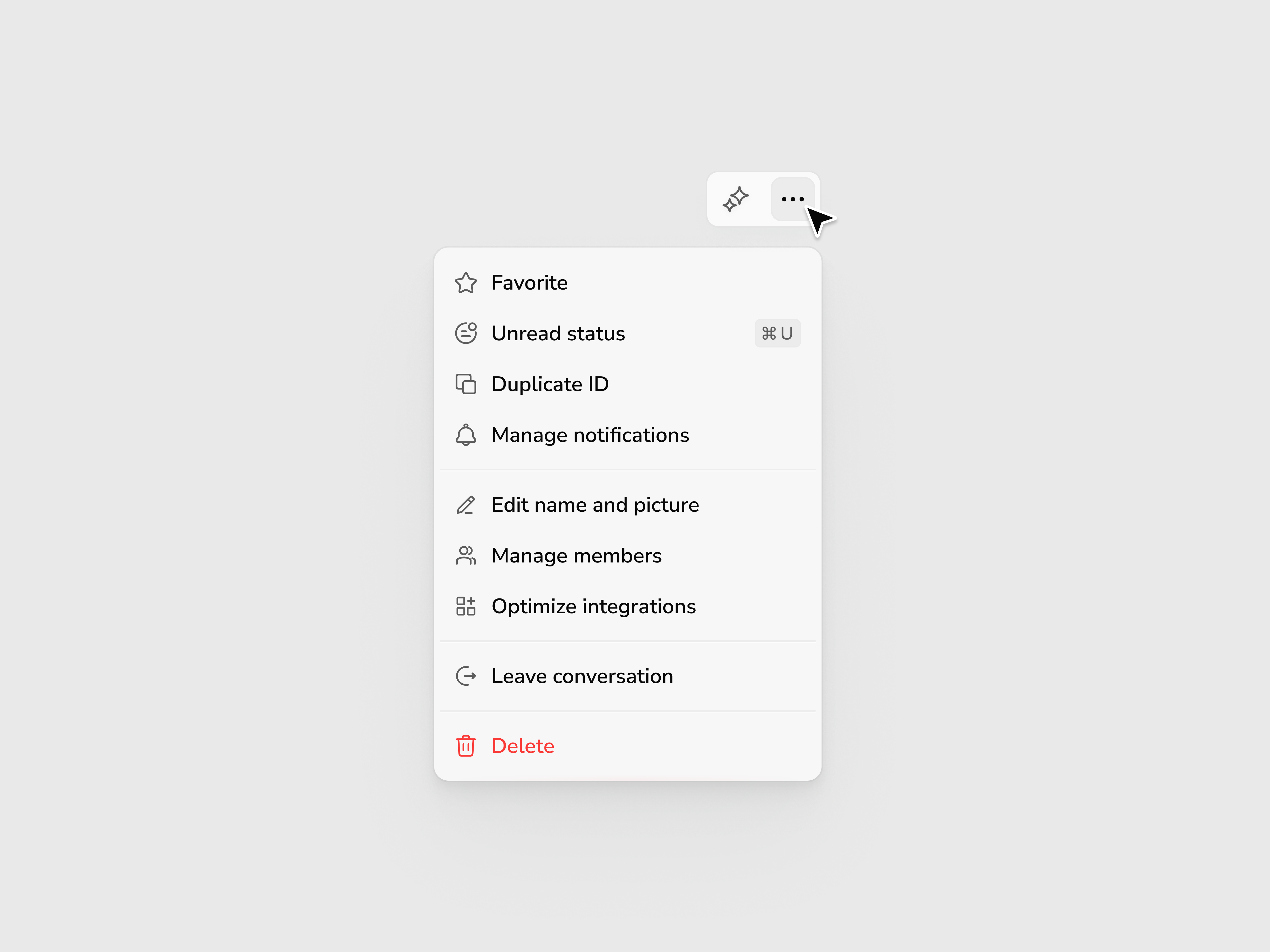 Dropdown Menu