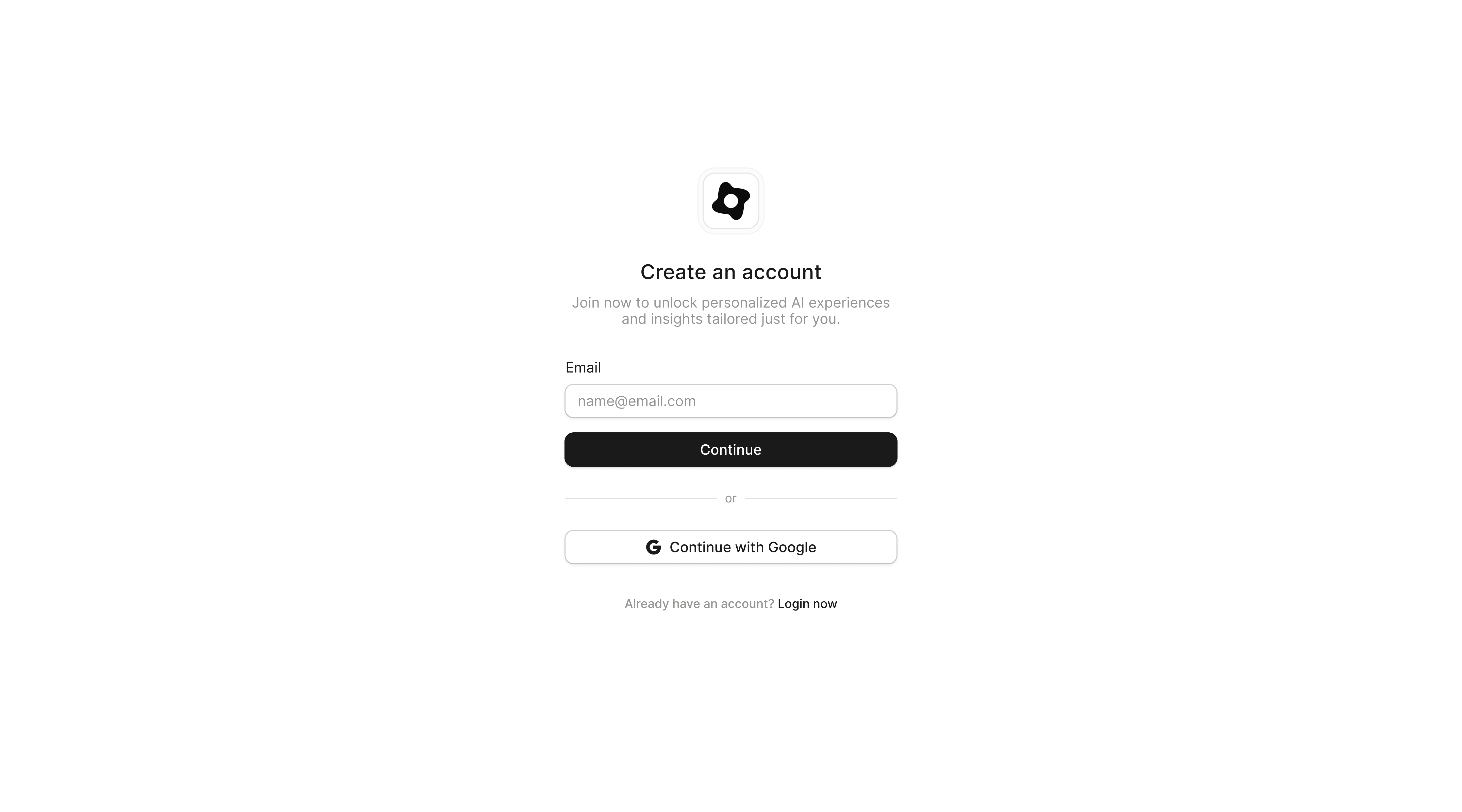 Sign up