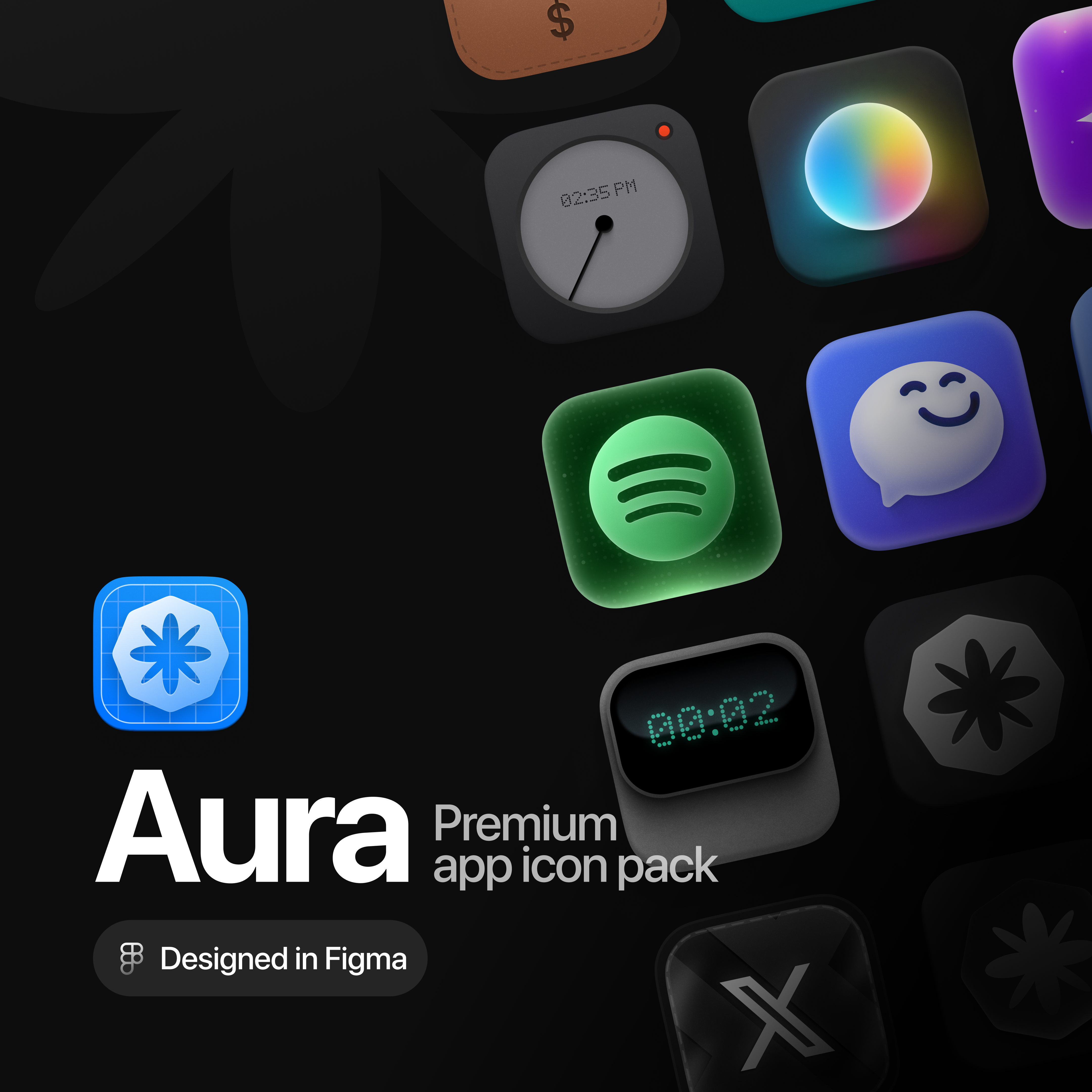 Aura, App icon pack