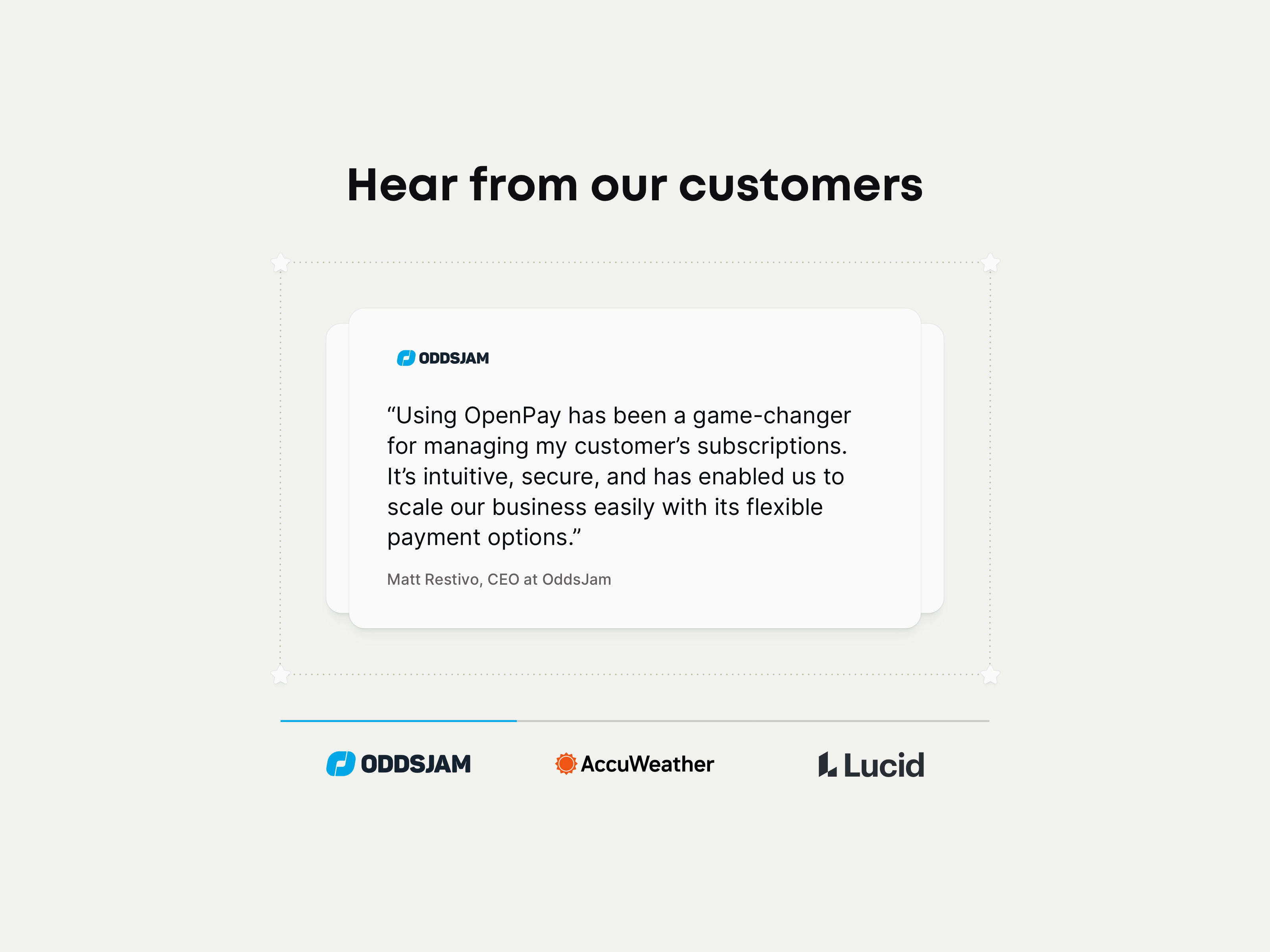 Testimonials Section
