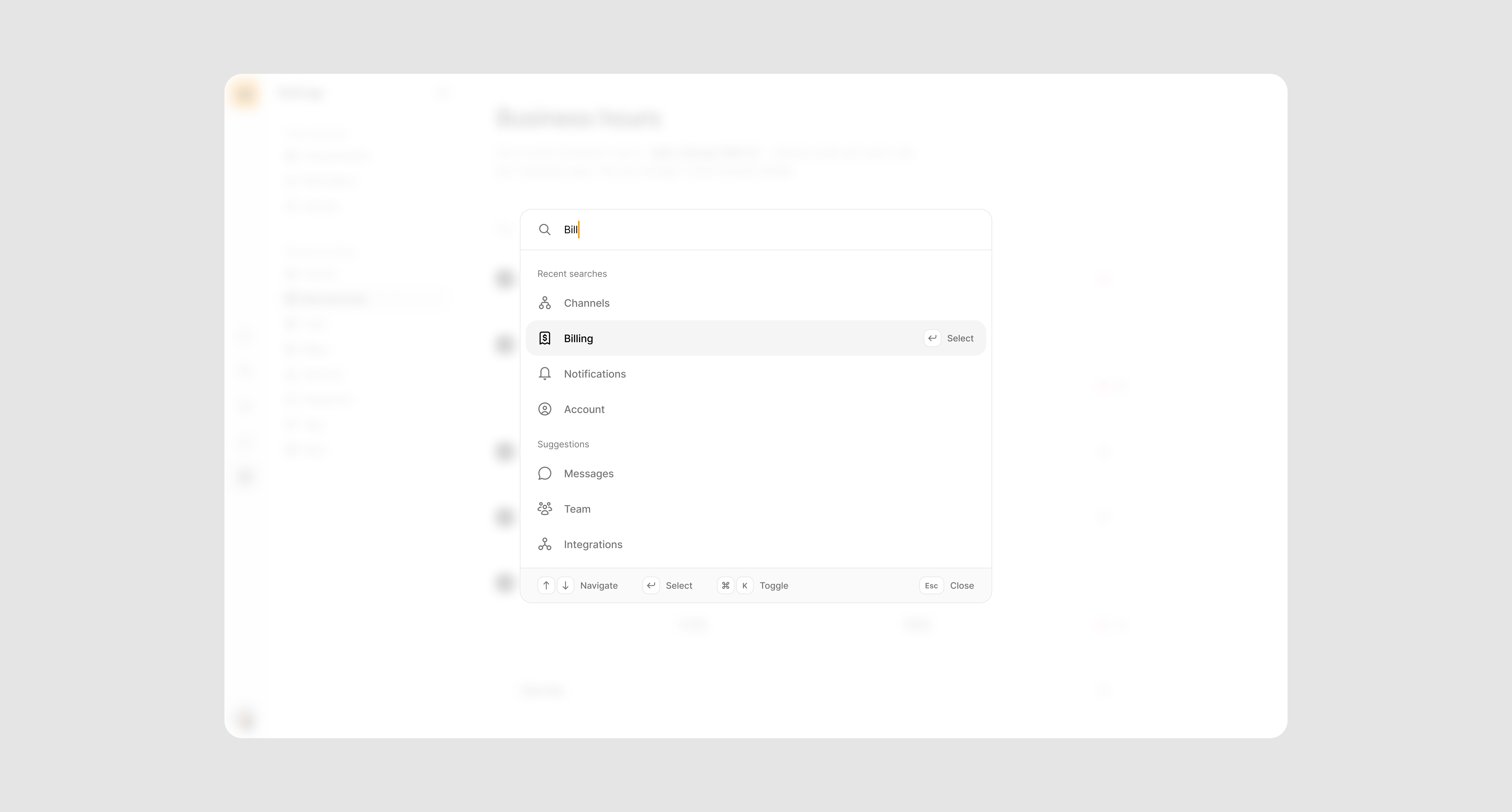 Search bar
