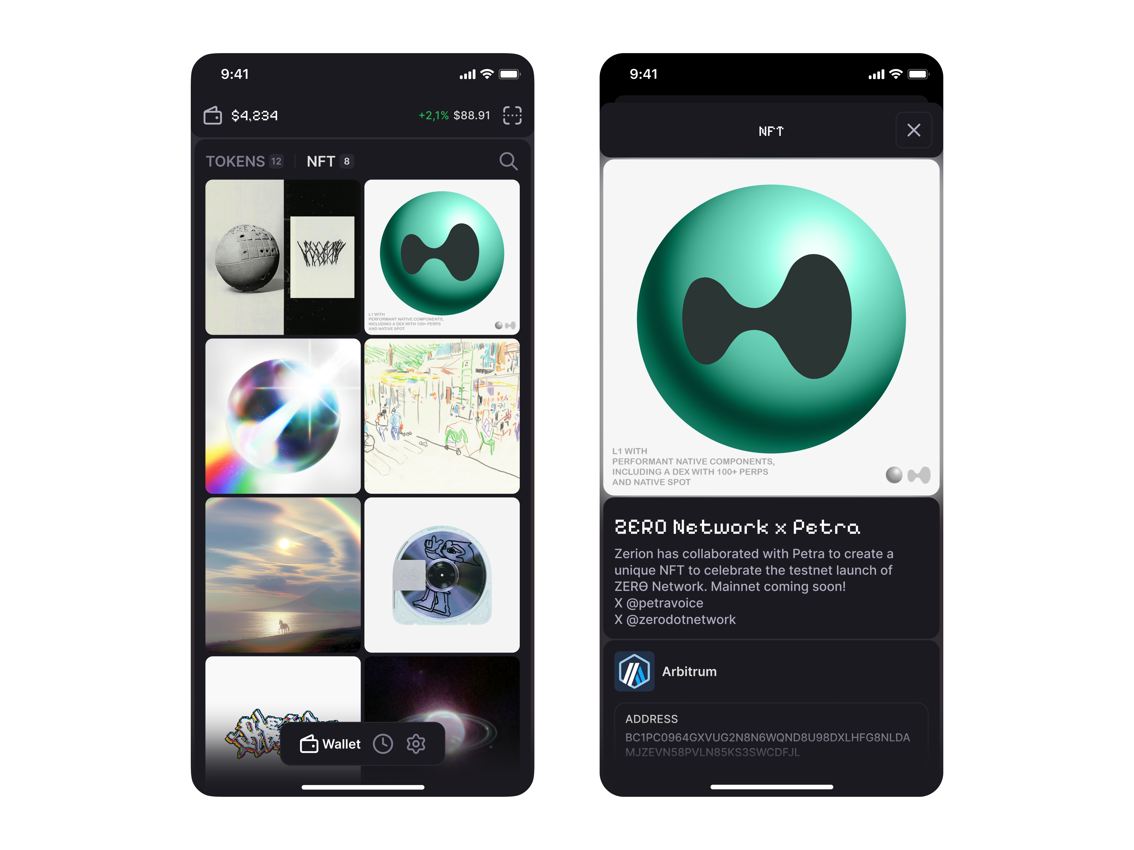 The Crypto Wallet UI Kit | NFT | Search by Muzli | Search by Muzli