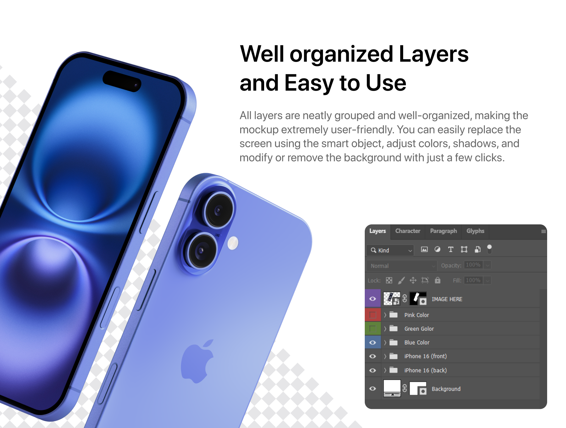 iPhone 16 mockup - iPhone 16 PSD mockups