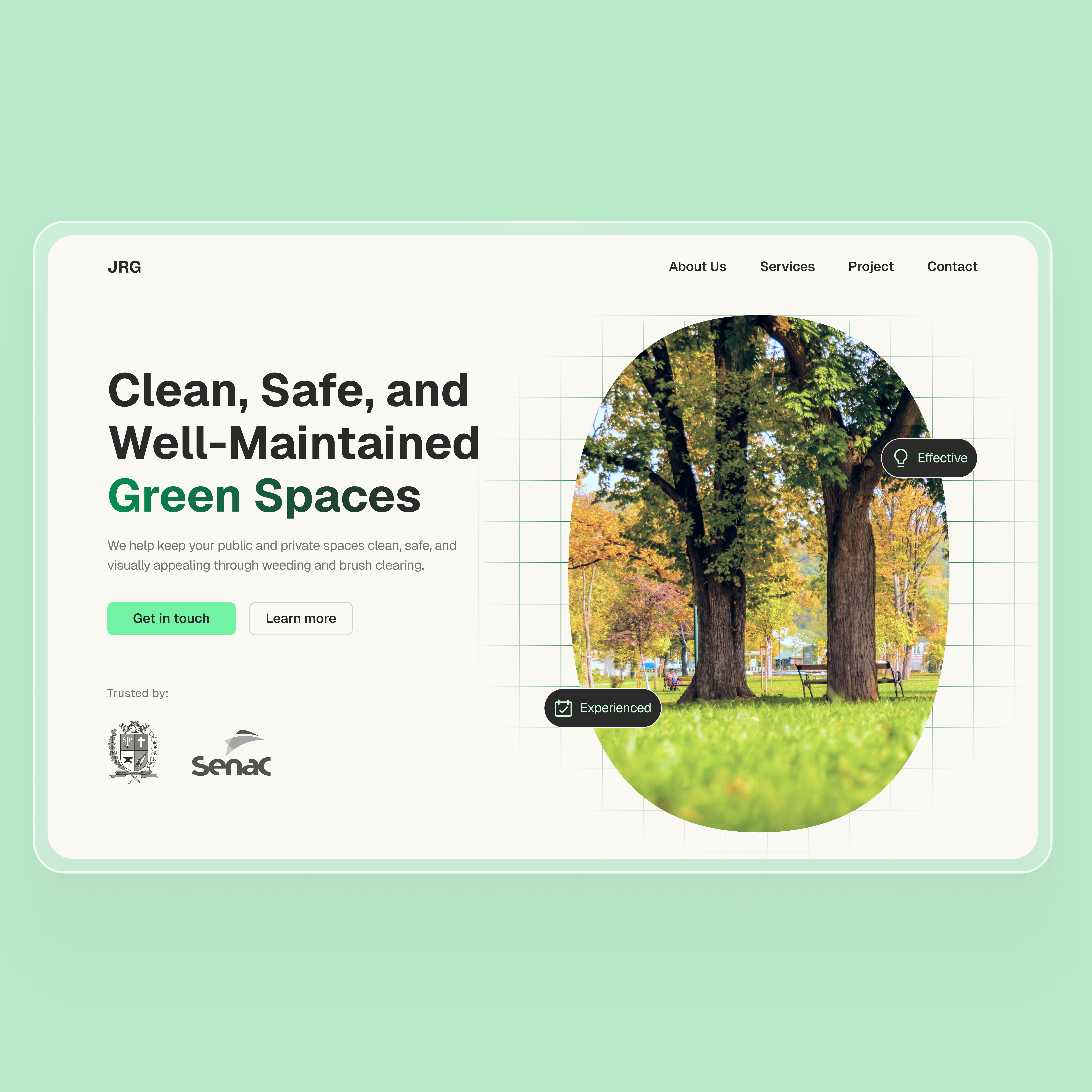 Hero Section - Gardening